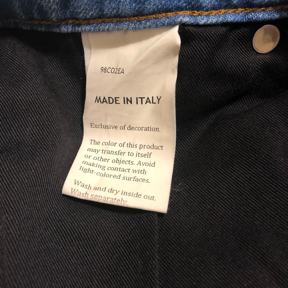 NWOT Thom Sweeney Slim Fit Light Blue Bespoke Jeans Size 30 (measurements) - Picture 13 of 16